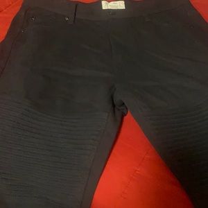 Pjmark Denim slim black jean shorts pants (size W / 34)